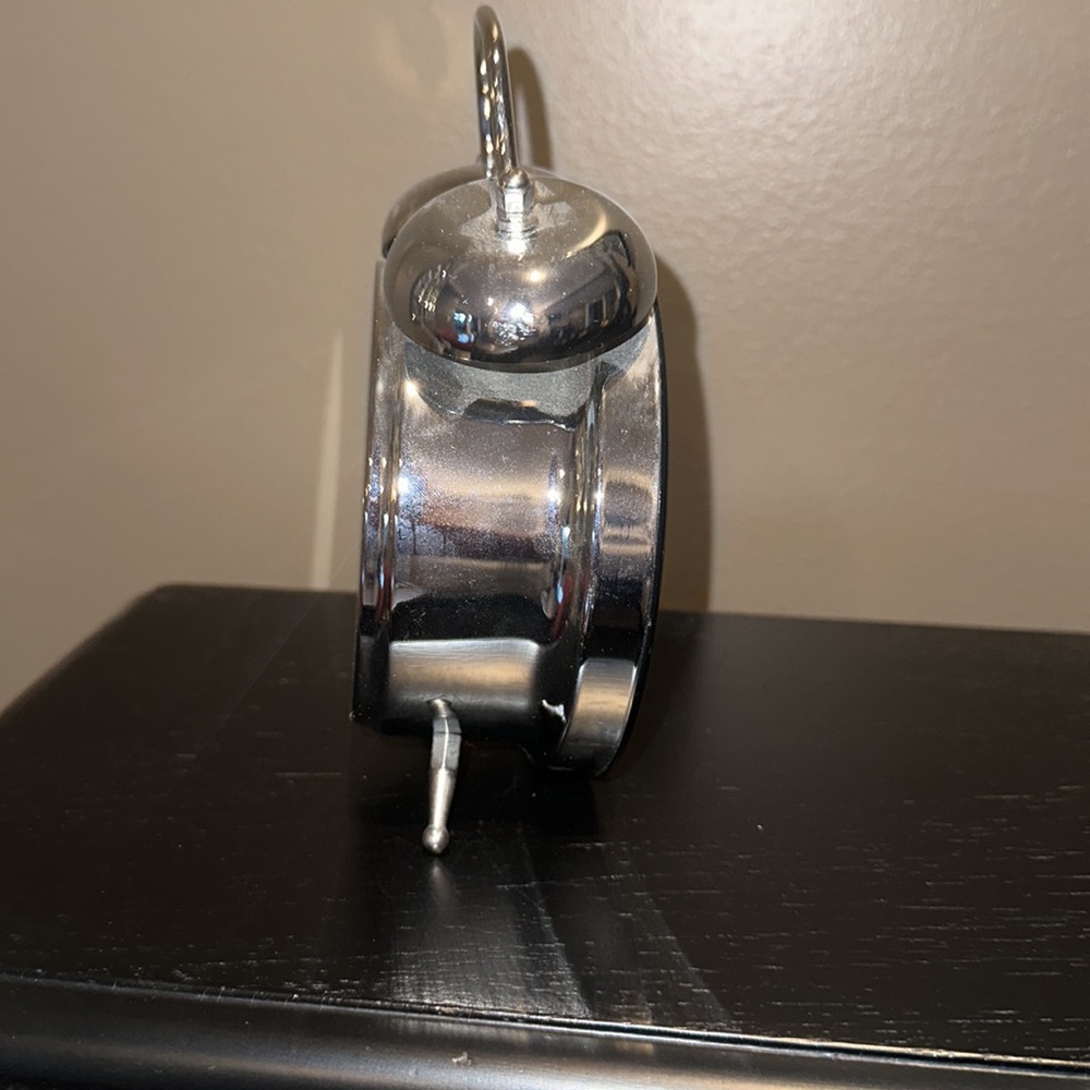 Silver Clock Decor - Picture 2 of 5